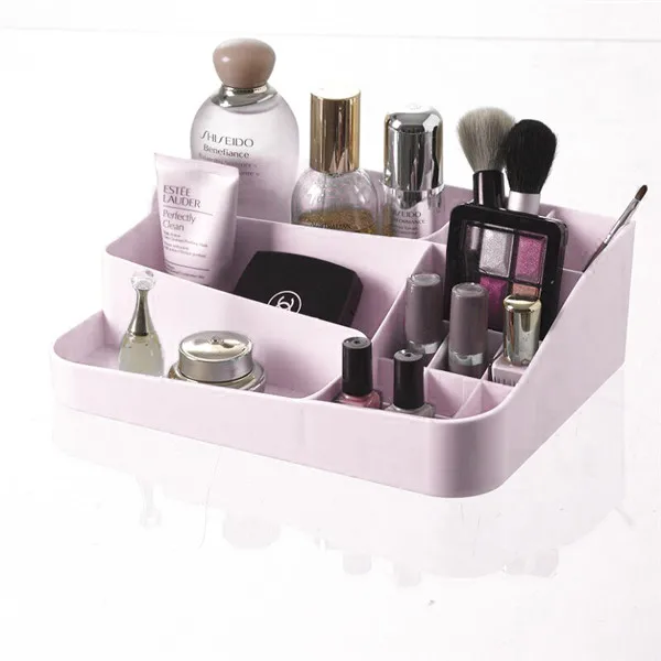 Makeup Organizer A MSJO органайзер для макияжа ящик для хранения пластиковый ящик для рабочего стола/ванной комнаты/офиса макияж кисти ювелирные изделия Организация хранения коробки - Цвет: Makeup Organizer A