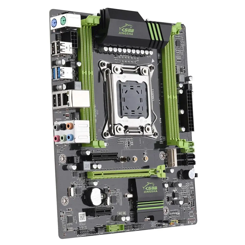 Комплект материнской платы JINGSHA X79 LGA 2011 с XEON E5 2689 и 4*4 ГБ = 16 DDR3 1600 МГц ECC REG ОЗУ