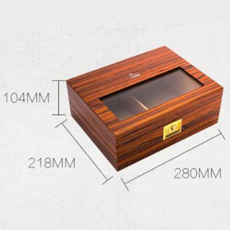LUBINSKI бренд кедровое дерево путешествия визуальный Windows Humidor W/увлажнитель гигрометр чехол для сигар Humidor коробка подходит для сигары COHIBA