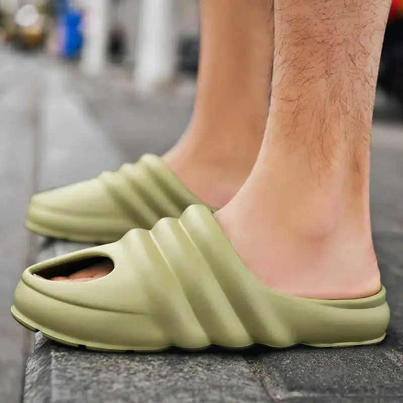 

Cushion Slippers with Fur for Home Hardloop Schoenen Wedge Flip Flops Skateboarding Flat Shoes Top Green Sandals Wit Tennis 592E