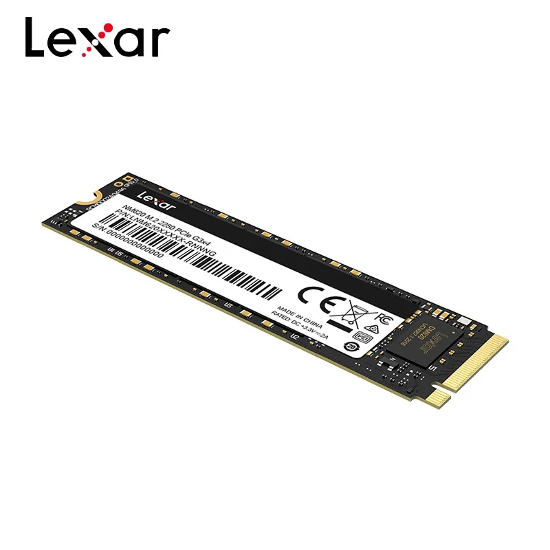 Lexar NM620 SSD M.2 2280 NVMe 1TB Read Speed Up To 3300MB/S Computer Internal Solid State Disk Hard Drive For Laptop Desktop