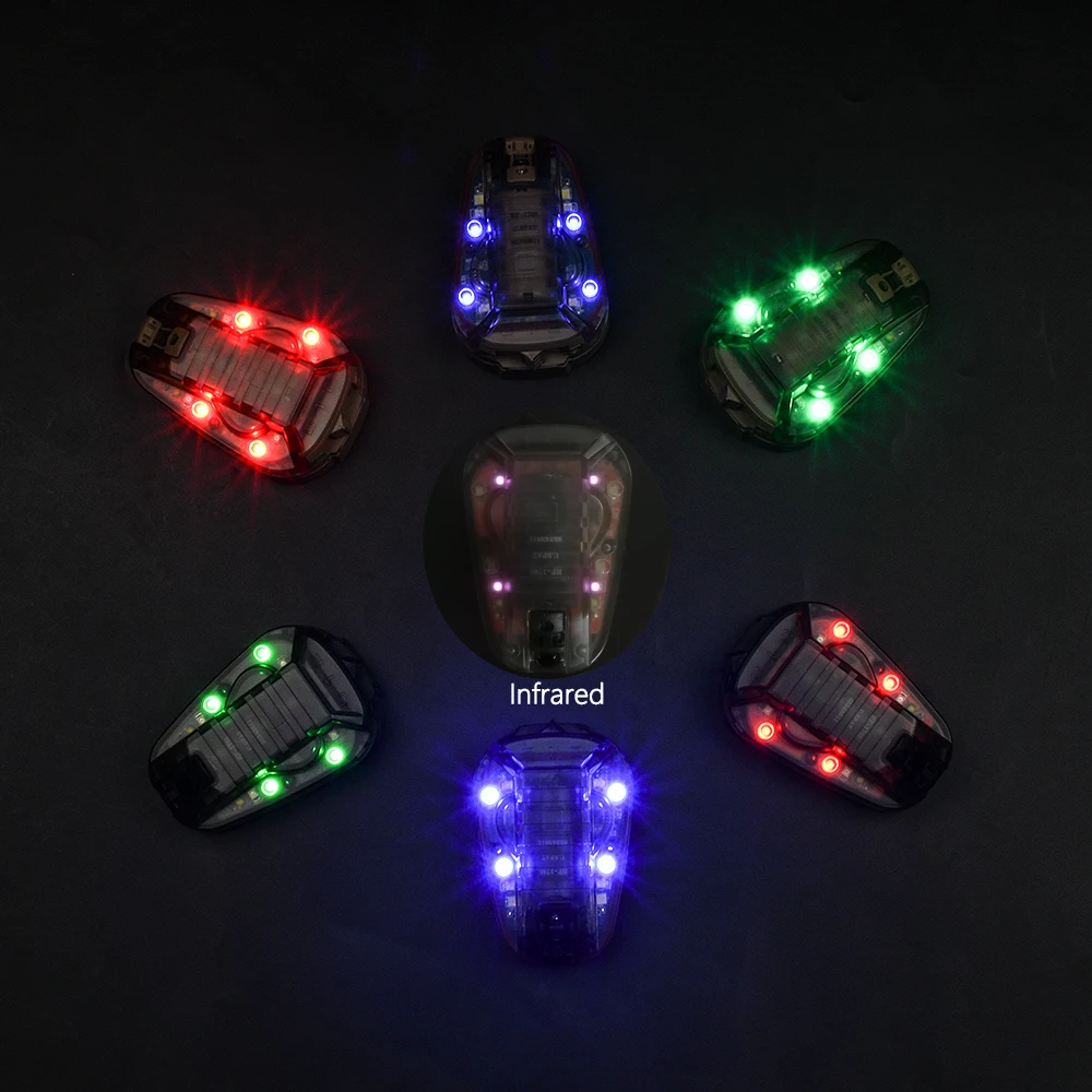Online WADSN Hel-star 6 Helm Serba Guna Taktis Lampu Strobo Tahan Air Lampu Ladybird Senter IR Keselamatan Untuk Bertahan Hidup Luar Ruangan