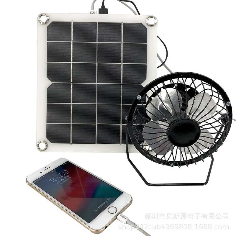

Монокристаллическая Гибкая фотоэлектрическая панель для создания энергии, семейный вентилятор 10 Вт, солнечная панель