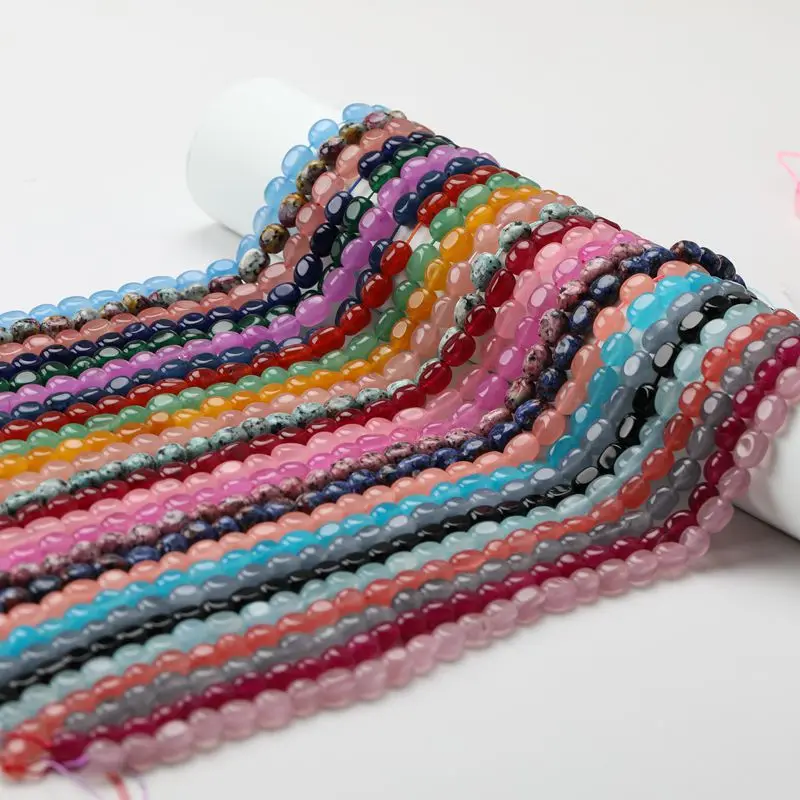 

1 strand/lot High Quality Natural Gemstone Strand Jade Beads Stone Loose Beads For DIY Jewelry Making