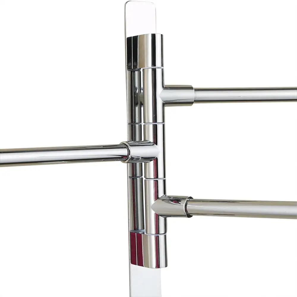 Настенный держатель для полотенец в ванную комнату поворотный вешалка