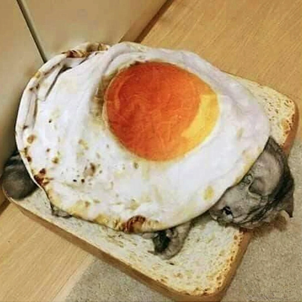 Креативная кровать для домашнего питомца кошка/искусство кошек будка одеяло