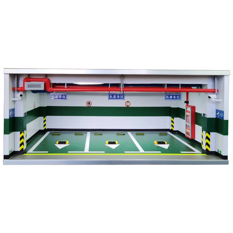 Модель подземного гаража в масштабе 1:18 демонстрационная модель автомобиля