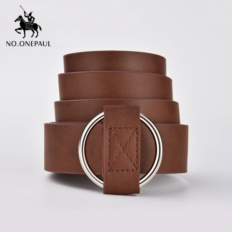 

Джинсы женские NO.ONEPAUL, металлические, без игл, ремень с круглой пряжкой