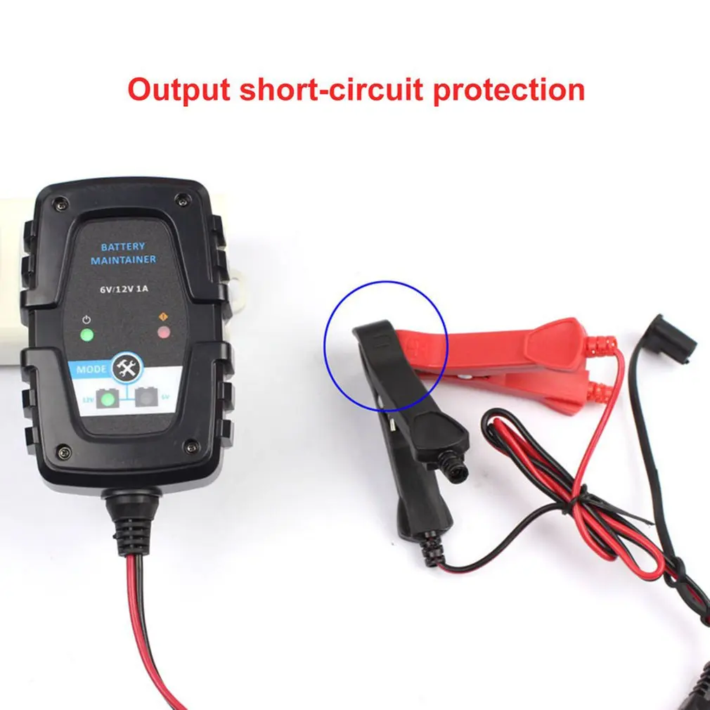 Автоматическое умное зарядное устройство FOXSUR 6 В 12 1 А для автомобиля мотоцикла