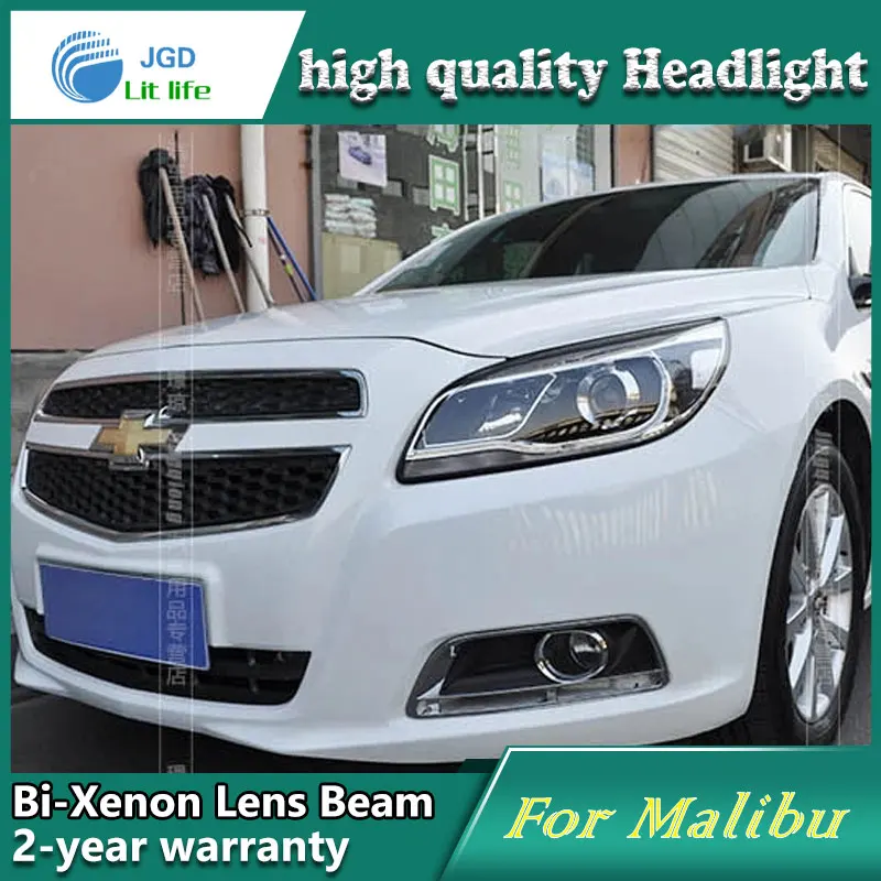 Автомобильный Стайлинг Головной фонарь чехол для Chevrolet Malibu фары светодиодные DRL