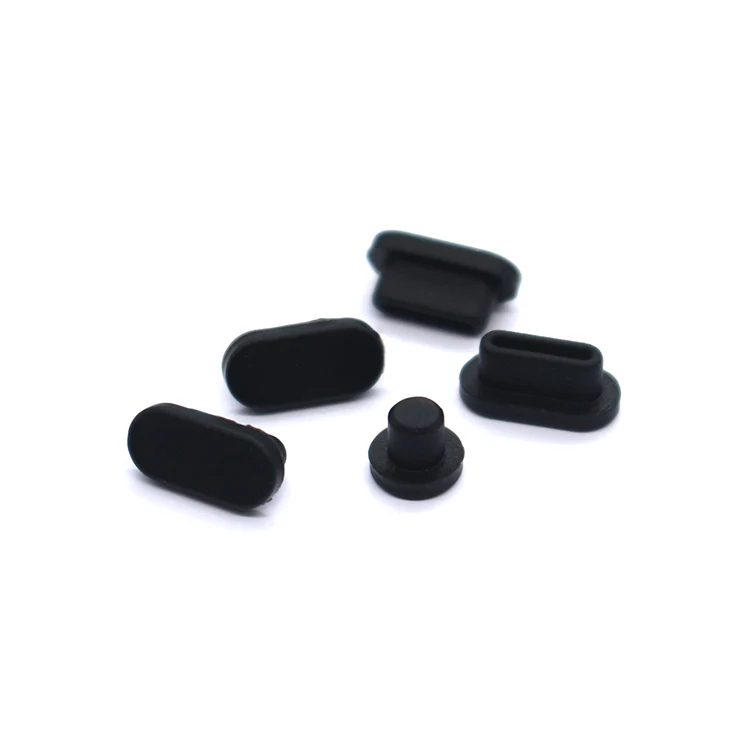 HRH Высококачественная 100 компл./лот силиконовая заглушка для передачи данных с