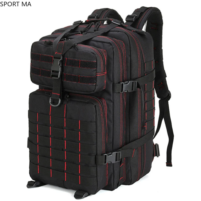 

Men Army Tactical Backpack Military 50L 3P Softback Molle Rucksack Fishing Outdoor Hunting Hiking Waterproof Large Capacity Bag