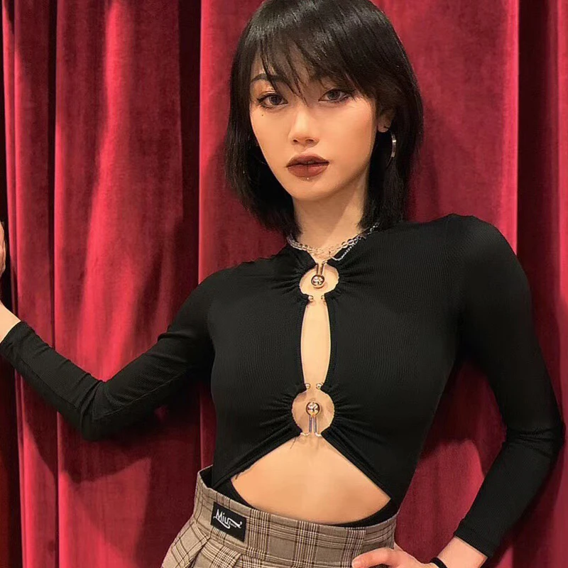 Женские костюмы для Бальных латинских танцев черные рубашки с длинным рукавом