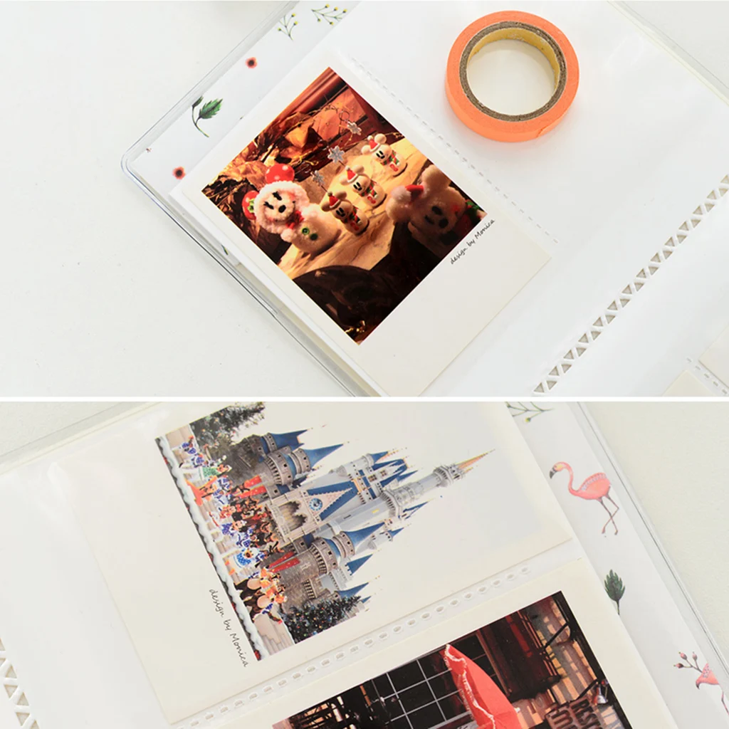 64 кармана фотоальбом для fujifilm instax mini 8 9 7s 50 90 бумажные пленки мгновенной камеры 3
