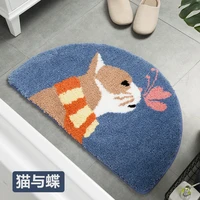 anti slip absorbent bathroom anti slip mat cartoon animal bathroom kitchen bedroom floor mat household carpet child prayer mat
