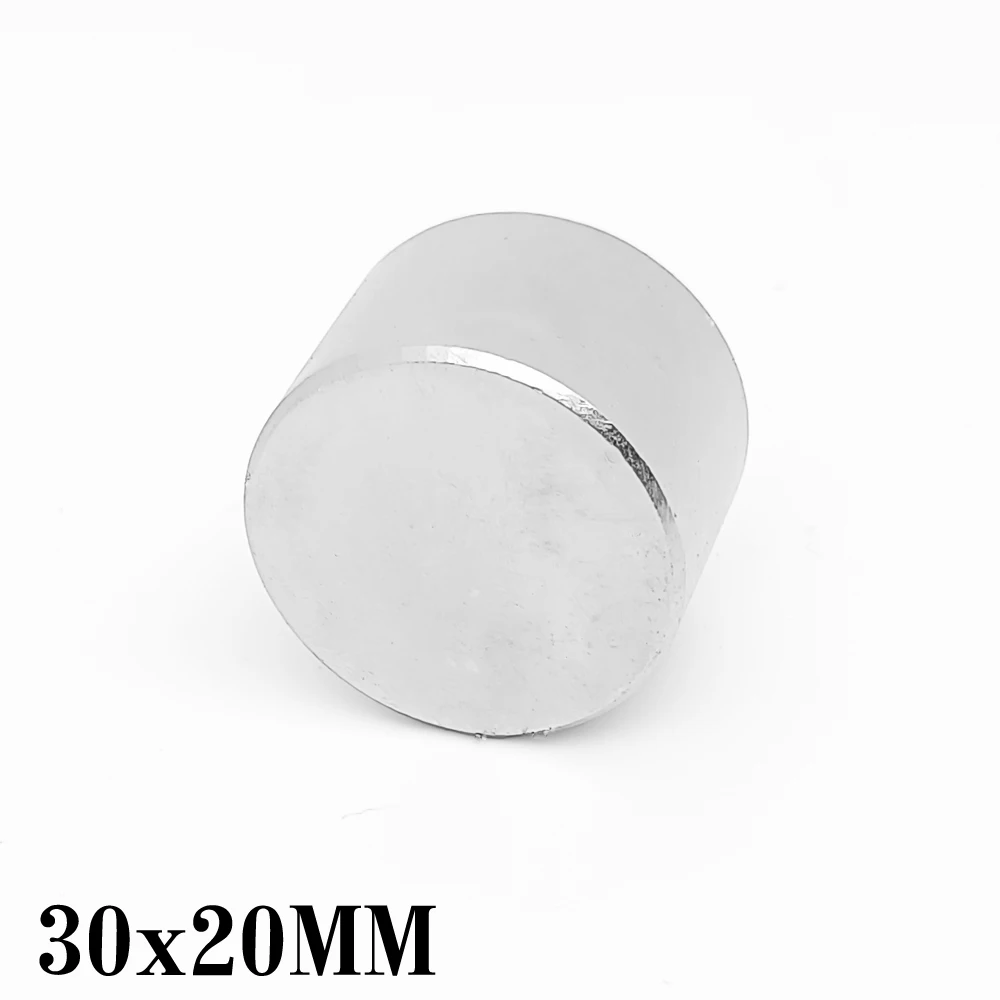 

1/2/3PCS 30x20 mm Strong Round Magnets N35 Permanent Neodymium Magnets 30x20mm Circuler Rare Earth Magnet 30*20 mm
