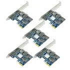 PCI-E-PCI-E адаптер 1 поворот 4 PCI-Express слот 1x до 16x USB 3,0 карта расширения для майнинга PCIe преобразователь для майнинга BTC