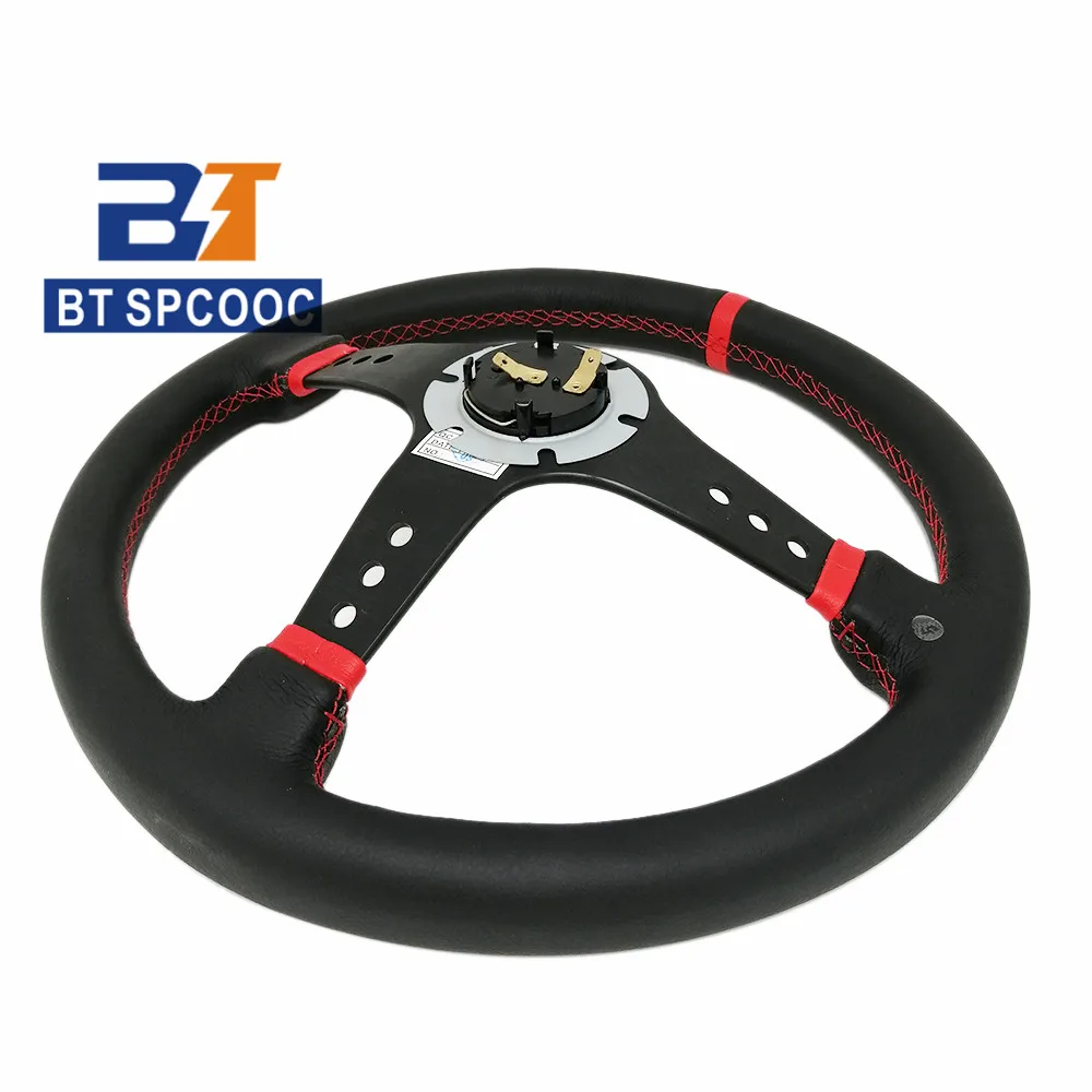 Автомобильное рулевое колесо 14 дюймов из глубокой кукурузной кожи 350 мм высокое