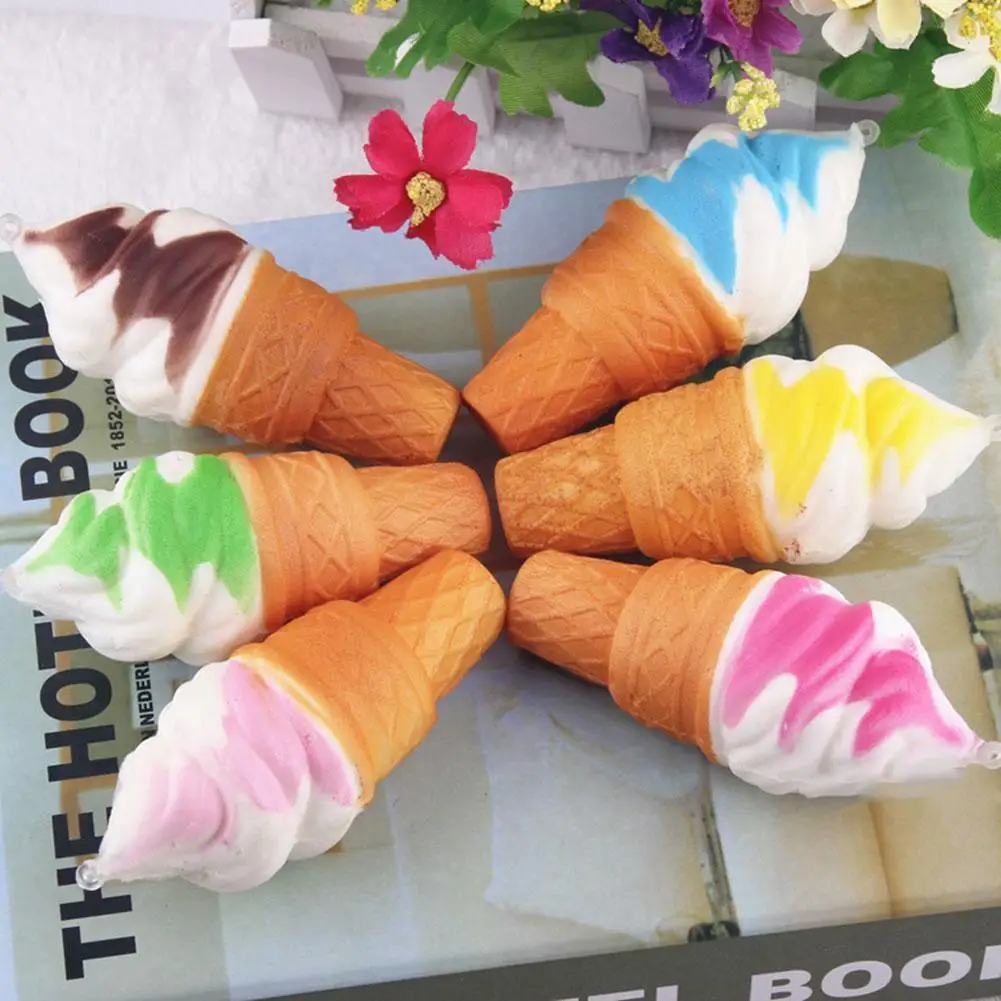 

Высота каблука 10 см Антистресс игрушка мягкими антистресс Мороженое Моделирование из термопластичной резины на торт Цвет медленно поднима...
