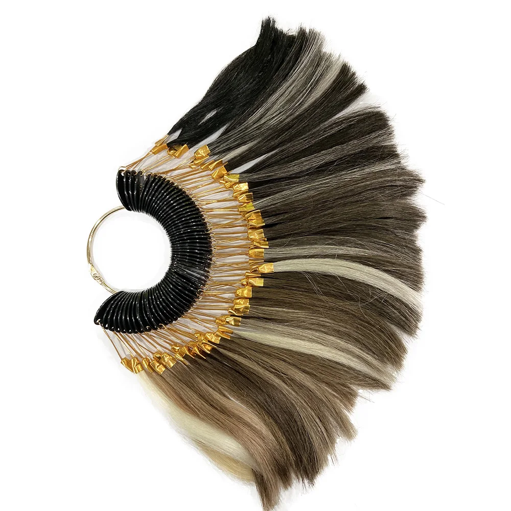 S Of Human Hair Men Toupee Color Ring Hair Patch For Color Reference