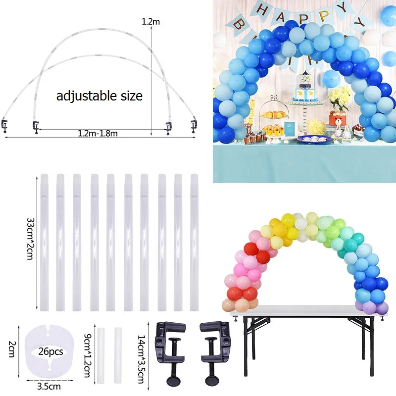 

Latex Balloon Arch Kit Table Arch Ballons Stand Column Kids Birthday Party Decoration Wedding Party Globos Balloon Accessories