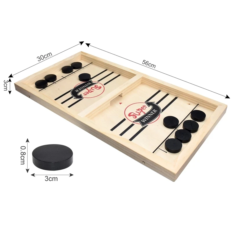 

Table Hockey Paced Sling Puck Board Games Fast Sling Puck Winner Party Game Adult Child Family Game Paced Winner Fast Hockey
