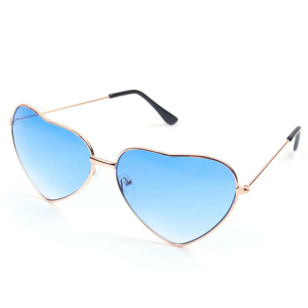 PATIMATE солнцезащитные очки в форме сердца металлическая оправа светоотражающие