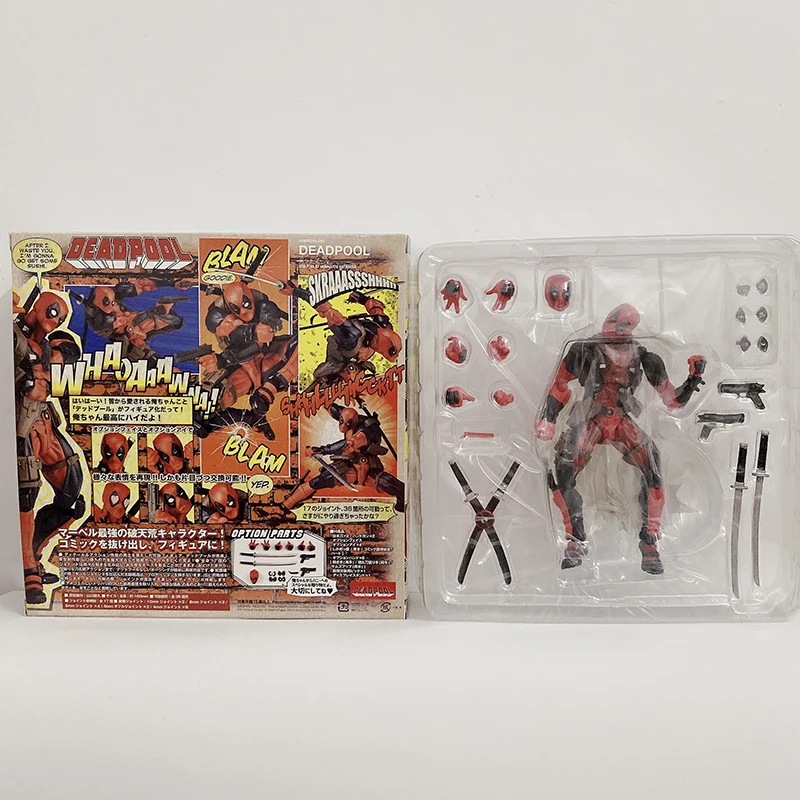 Yamaguchi Revoltech Дэдпул фигурка Коллекционная модель игрушки|Игровые фигурки и