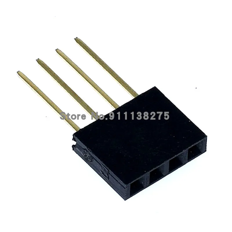 10 шт. 2/3/4/6/8/10/15 пин 2 54 мм штабелируемые длинные ножки Femal Header для Arduino Shield