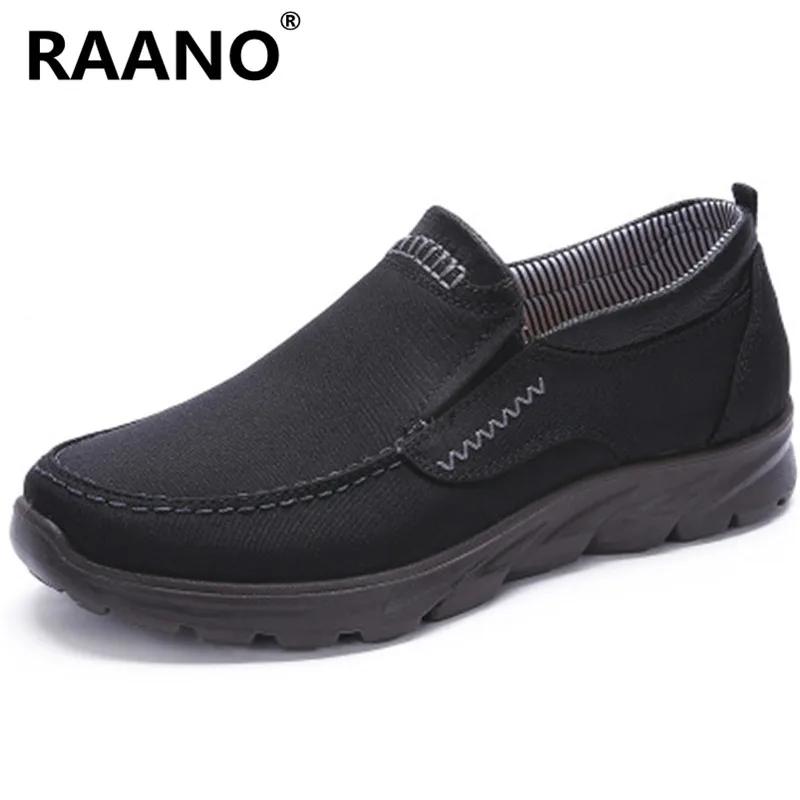 

Лоферы парусиновые, удобная повседневная обувь, дышащие, на плоской подошве, для пожилых людей, размеры 38-48, весна-лето