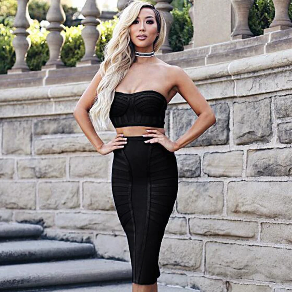 2020 летнее модное Бандажное платье сексуальное женское серое черное розовое без