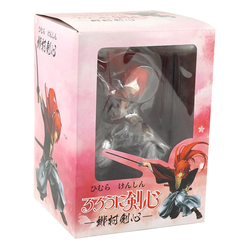 

19cm Samurai X Rurouni Kenshin Himura Kenshin PVC Action Figure Toy Collectible Model Toys Birthday Gifts