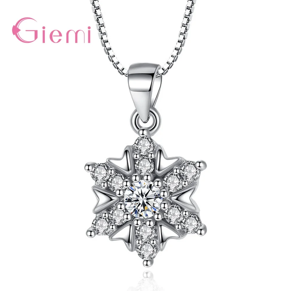 Женское ожерелье из серебра 925 пробы с кулоном в романтическом стиле | Украшения и