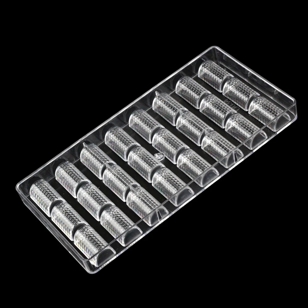 24 держателя форма для шоколада с алмазной поверхностью конфет из поликарбоната