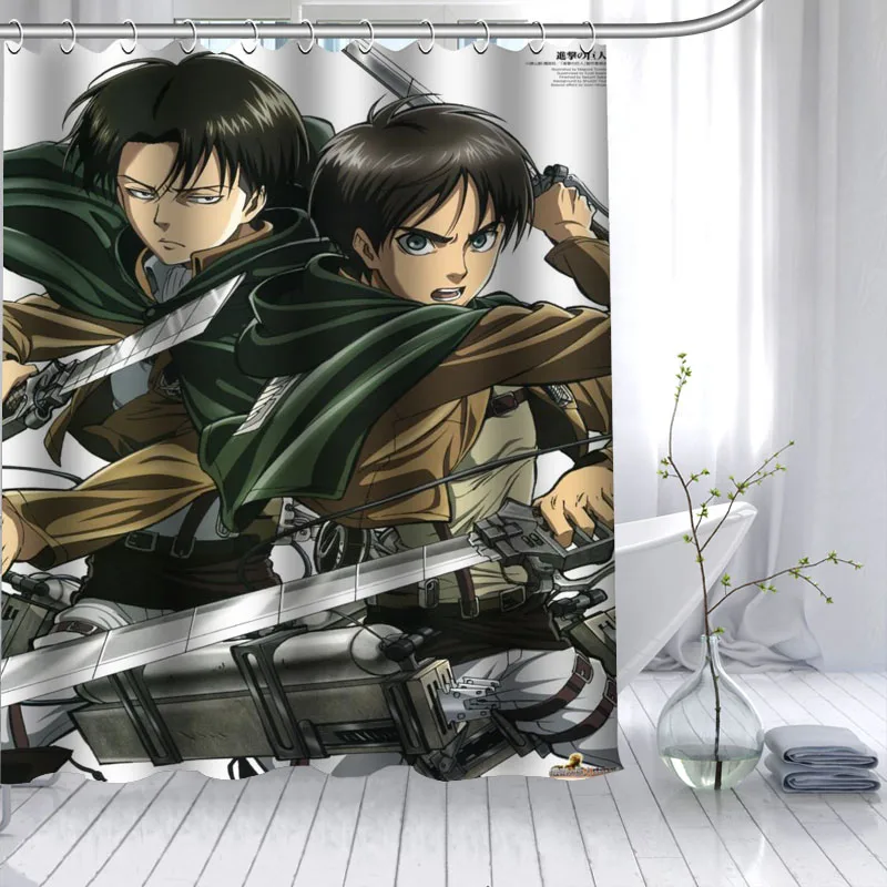 ShunQian горячая Распродажа Штора для душа из полиэстера 12 крючков ванной