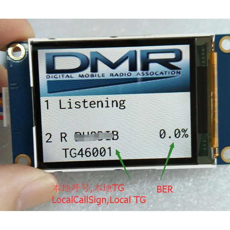 Lusya 2 дюймов TFT OLED Экран MMDVM дуплекс RX TX UHF VHF компиляция java приложений! Поддержка P25