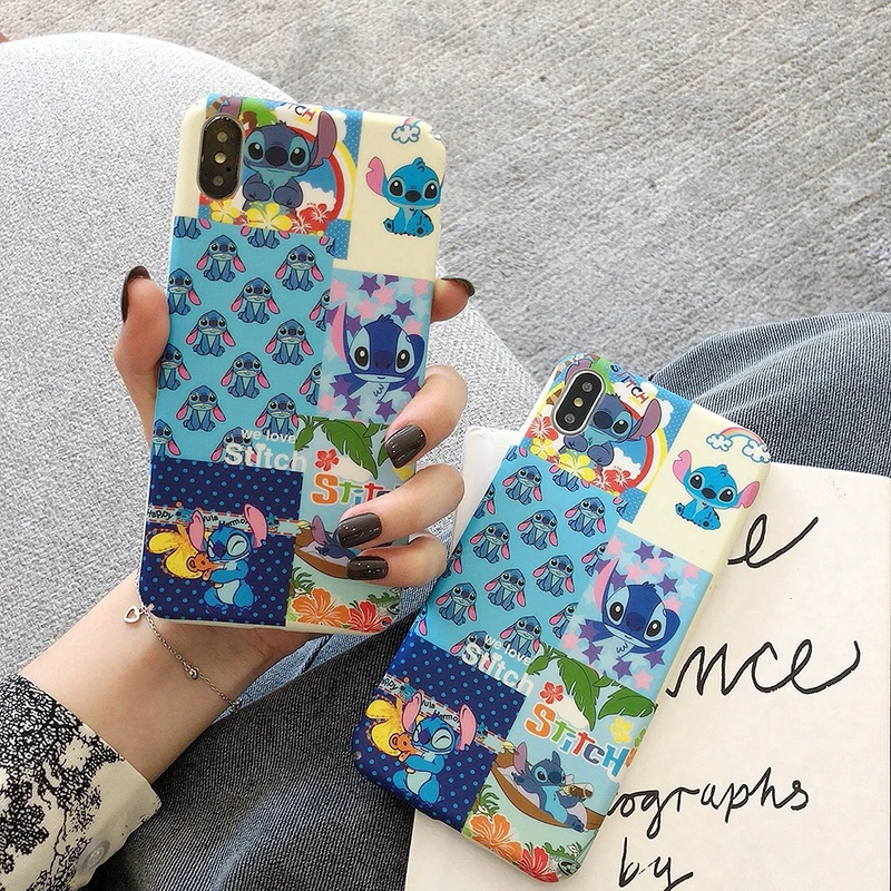 Милый мультяшный Ститч Твердые чехлы из PC для huawei P20 P30Lite Mate20 Pro Y9 Y6Pro Nova 3 3i 4 5Pro 5i Honor 10lite 20 V20 8X 9X