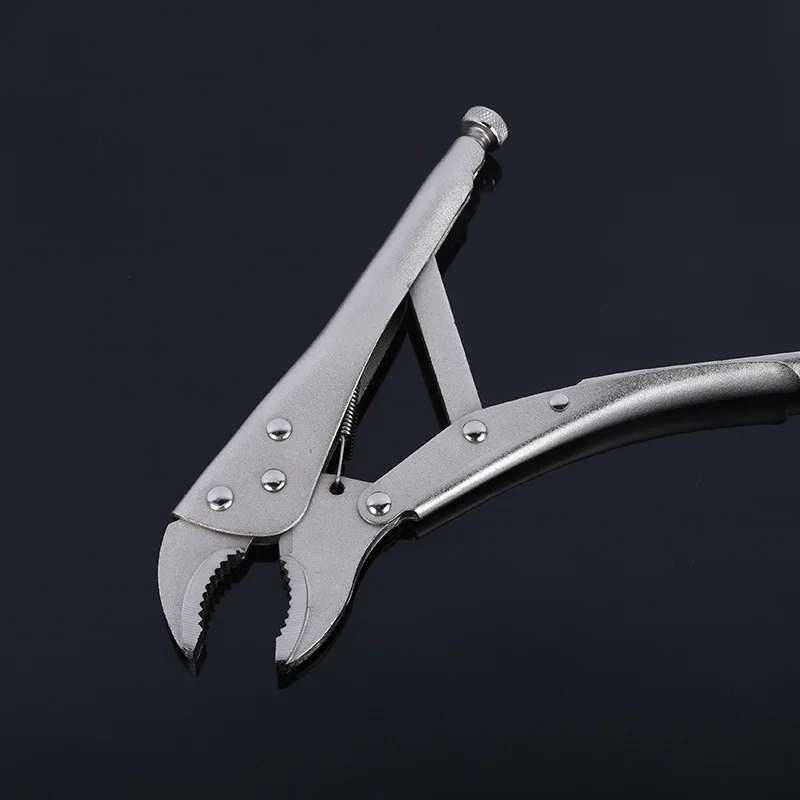 

10 Inch Steel Vigorously Flat Pliers Hand Tool with Smooth Handle and Round Clamp Mouth Fast Fixing Clamp Tools Set Professional