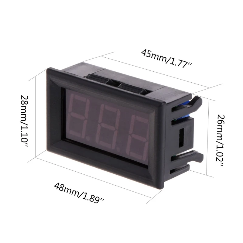  50 ~ 110 ° c цифровой светодиодный термометр DC 5 12V Температура автомобиля