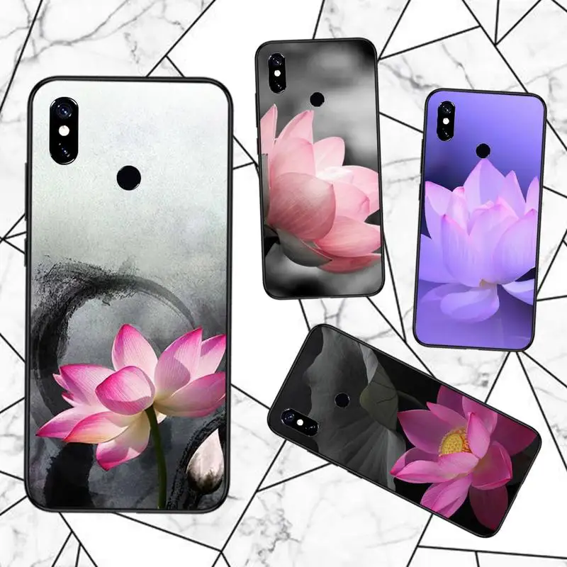 

Ricestate Lotus Chinese Flower Phone Case For Xiaomi Redmi note 7 8 9 11 t s 10 A pro lite funda shell coque