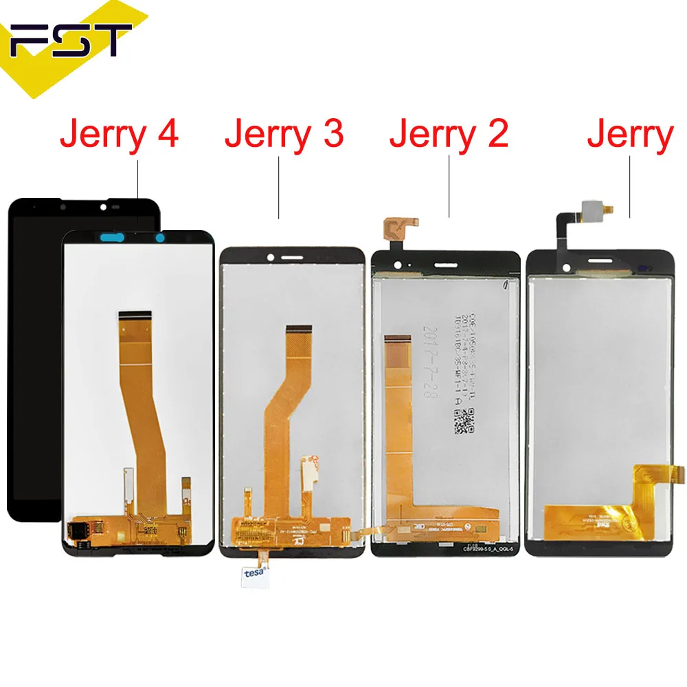 ЖК-дисплей для Wiko jerry / Jerry 2 3 4 кодирующий преобразователь сенсорного экрана в