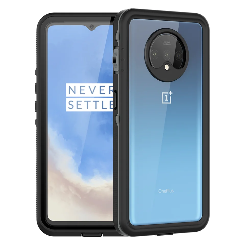 Водонепроницаемый чехол для телефона s Oneplus 7T прозрачная задняя крышка защита