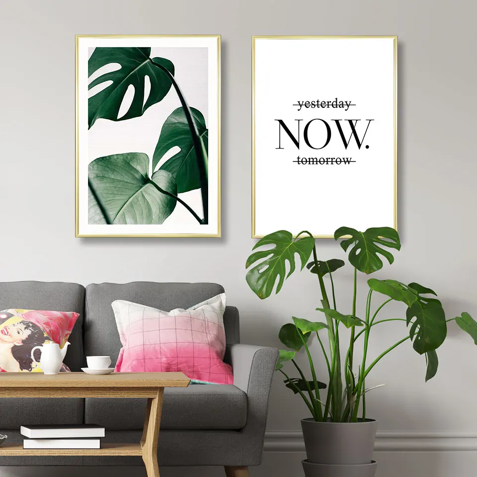 Постеры Monstera Deliciosa печать цитата постер на стену искусство детской стены