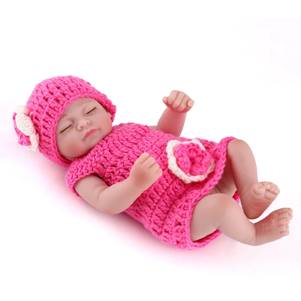 Полностью силиконовые куклы для младенцев rebron настоящие маленьких девочек 10