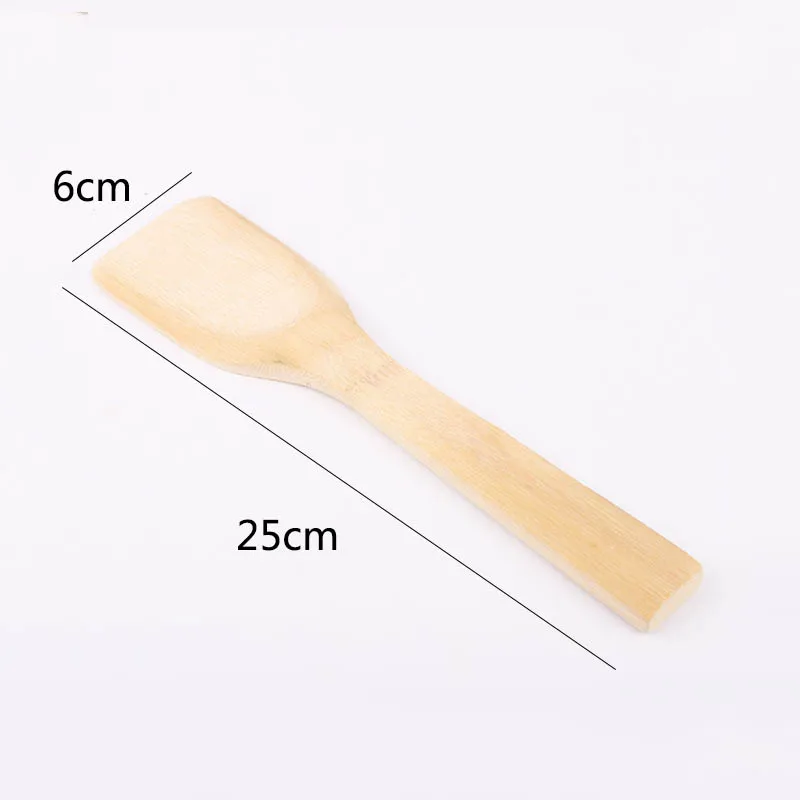 1 шт. лопатка для вока из натурального бамбука с антипригарным покрытием | Дом и