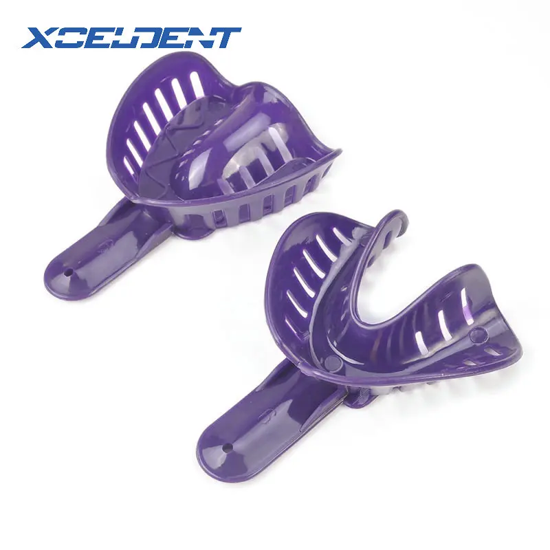 12 шт одноразовые стоматологические впечатления лотки модель зубного протеза