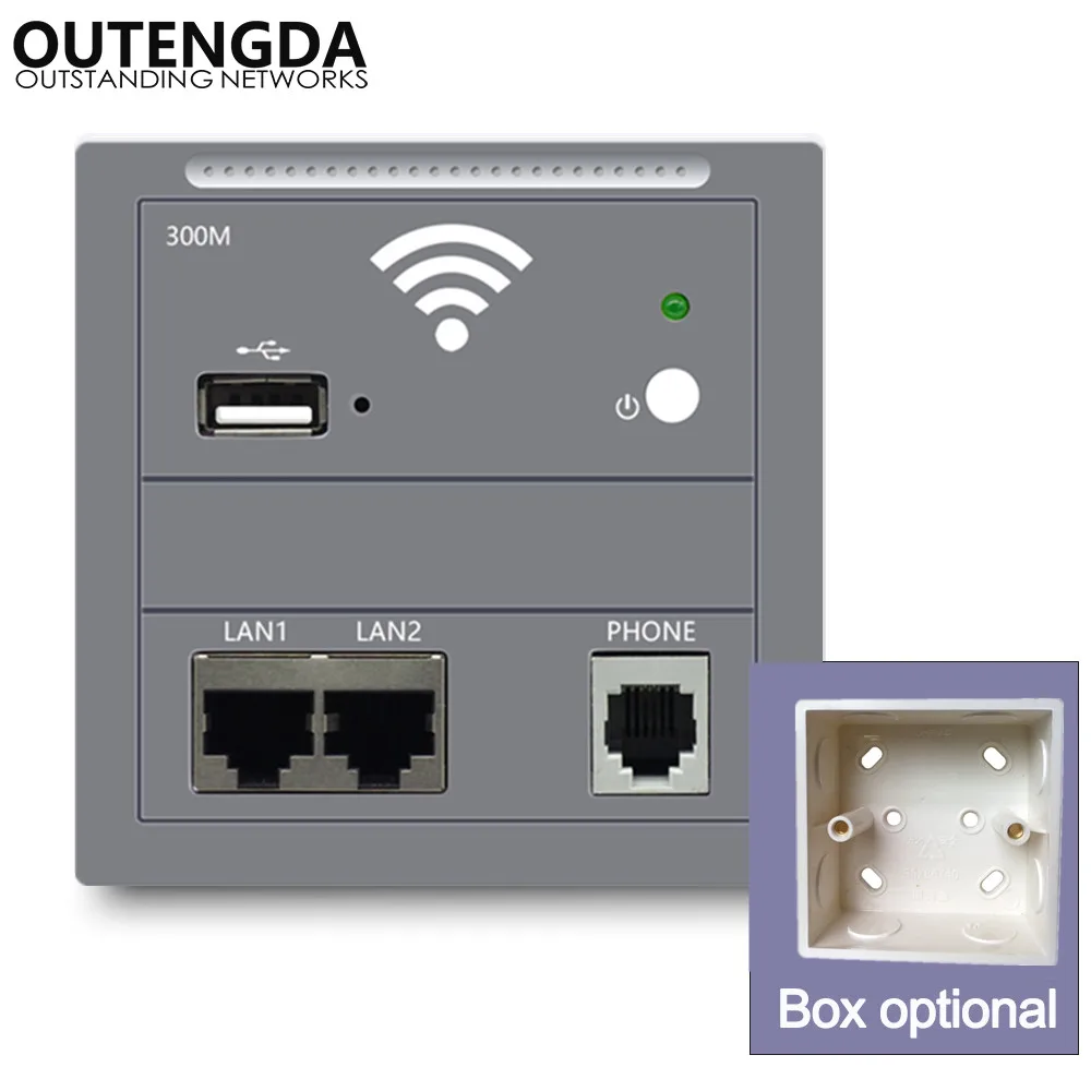 86 Тип беспроводной встроенный в стену AP WiFi маршрутизатор RJ45 802.3af POE точка доступа