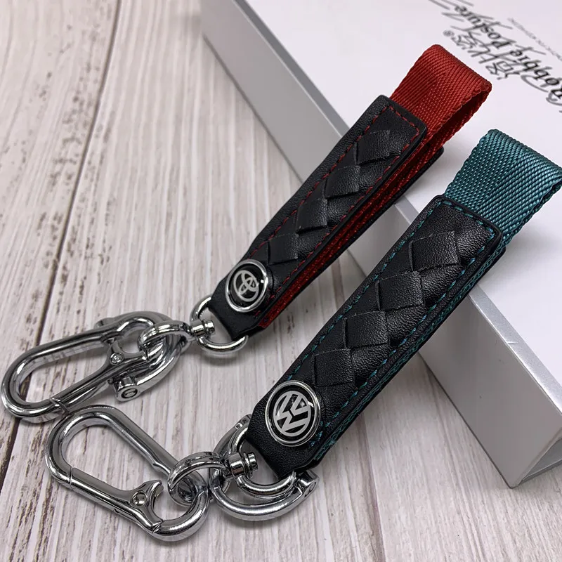 

Sheepskin Car Key Ring Keychain Auto Decoration Accessories EDC Keys Wallet Fashion Keyholder for Cars