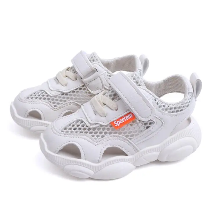 Модные детские летние сандалии для девочек и мальчиков Детские блестящие