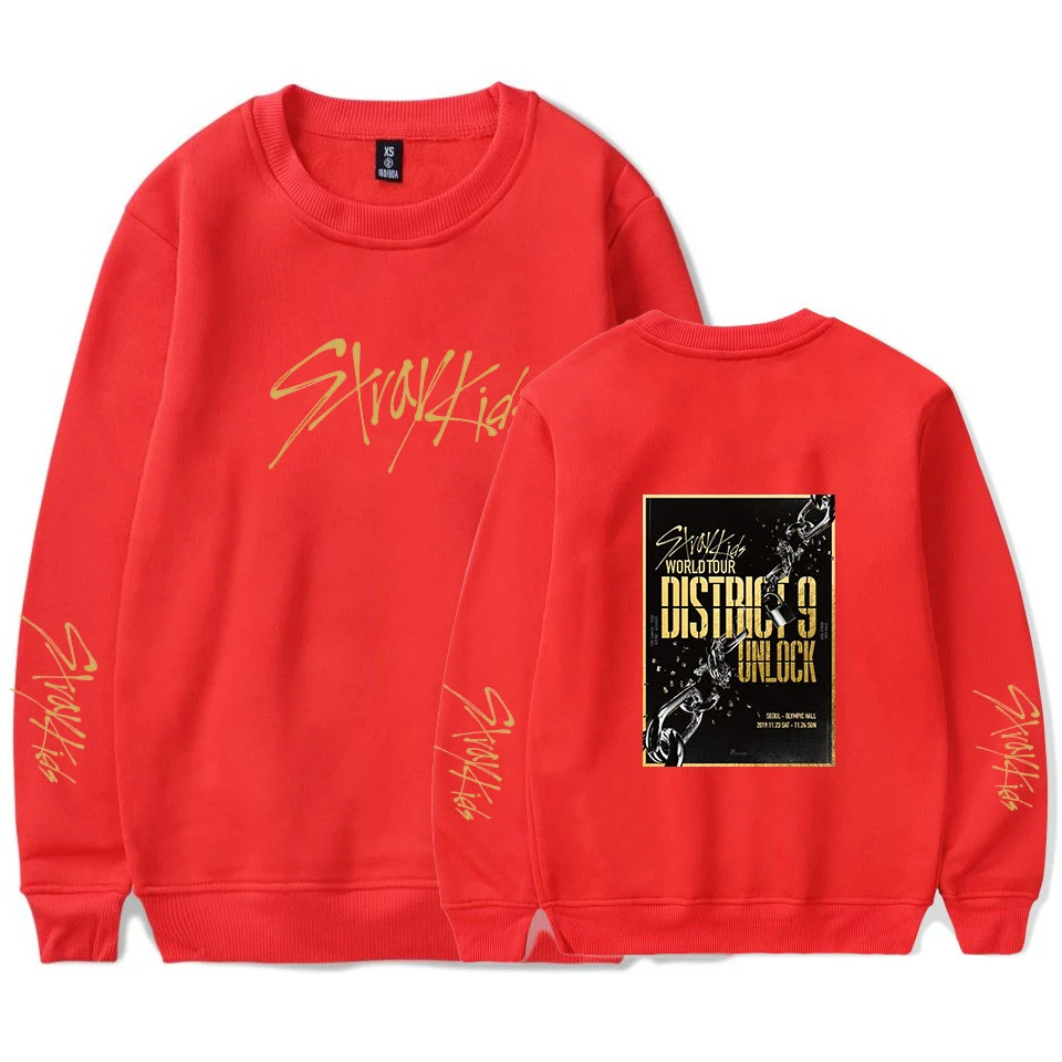 

2020 Stray Kids O-neck Capless Hoodie Sweatshirt Harajuku Hip Hop Men/women Clothes Print New High Quality Full Regular Fashion